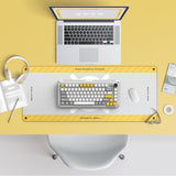 Clavier mécanique sans fil Ty iquunix zx75 gravi wave (gris, disposition américaine (qwer), rouge gateron, 75 %, LED RVB, remplaçable à chaud, pbt double prise, 2,4 GHz | Bluetooth 5.1 | USB-C)