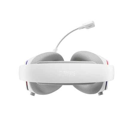 Glorious GHS Eternal RGB - Casque de jeu stéréo RVB Casque de jeu supra-auriculaire (Blanc, PC, PS5, PS4, Switch, USB-C)