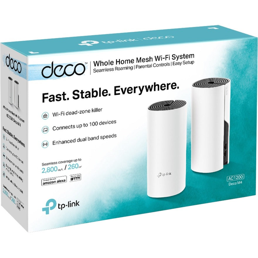 Routeur maillé tp-link déco m4 (blanc, 2 pièces)