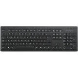 Clavier sans fil Kensington KB150 EQ (noir, disposition américaine (QWERTY), membrane, 100%)