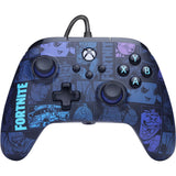 Manette Powera Advantage avec câble pour Xbox Series X|s - Fortnite : Victory Royale (bleu foncé, Xbox Series X|s, Xbox One, PC)