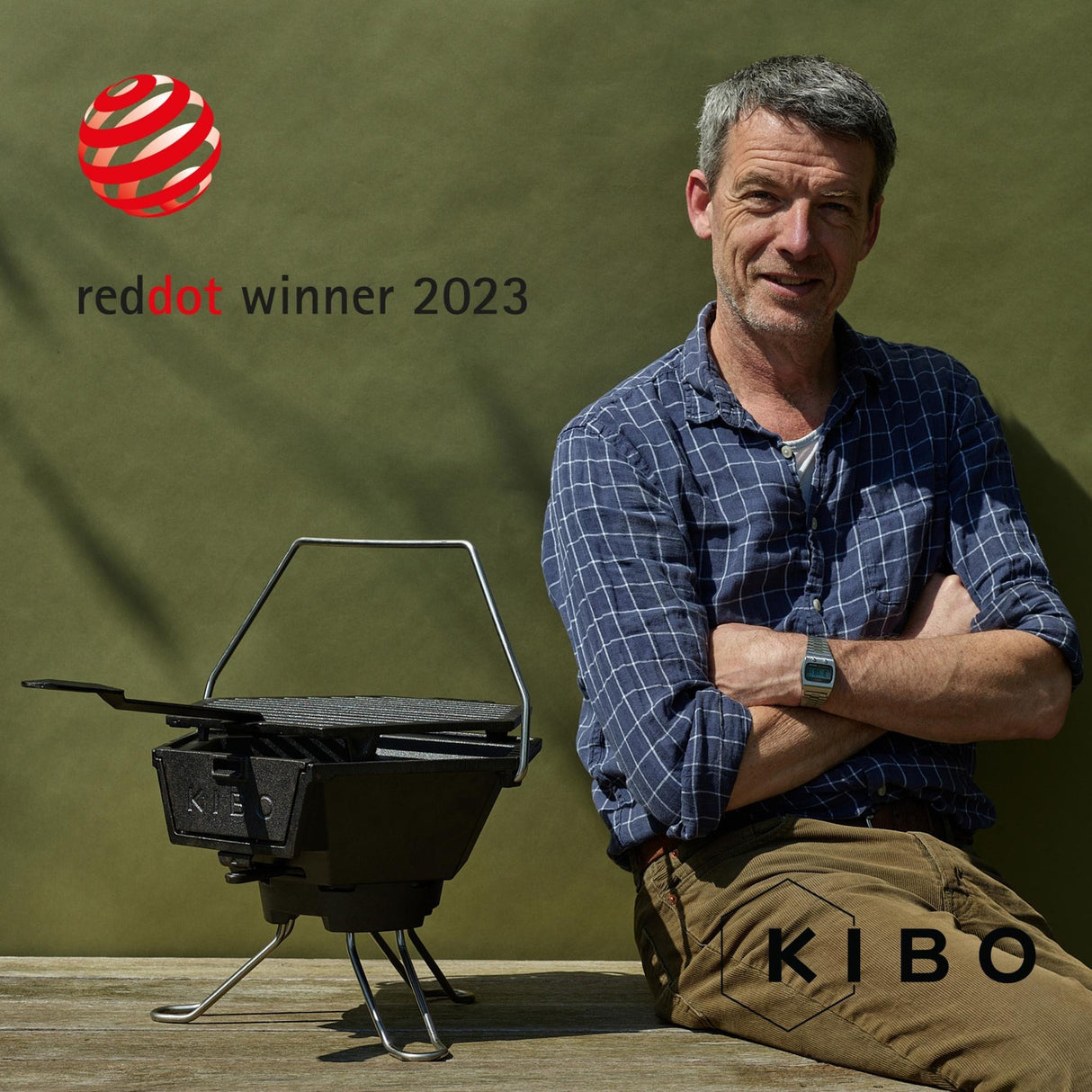 Barbecue à charbon The Windmill Kibo Grill modèle 3.0 (noir)