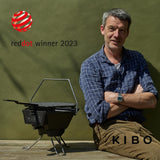 Barbecue à charbon The Windmill Kibo Grill modèle 3.0 (noir)