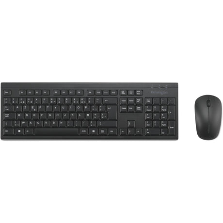 Kensington km150 eq ensemble de bureau sans fil (noir, disposition américaine (qwerty), membrane, 100%, 1200 dpi)