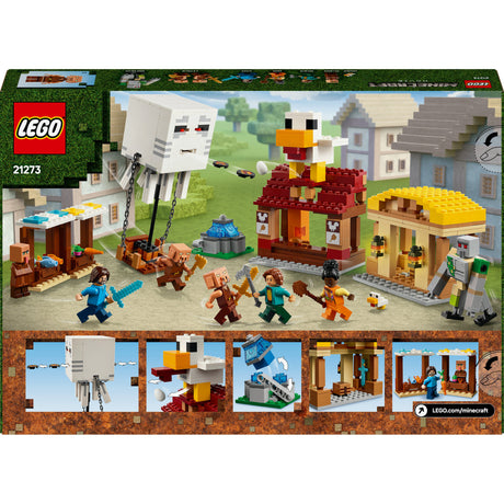 Lego Minecraft l'horrible attaque en ballon sur le village - 21273
