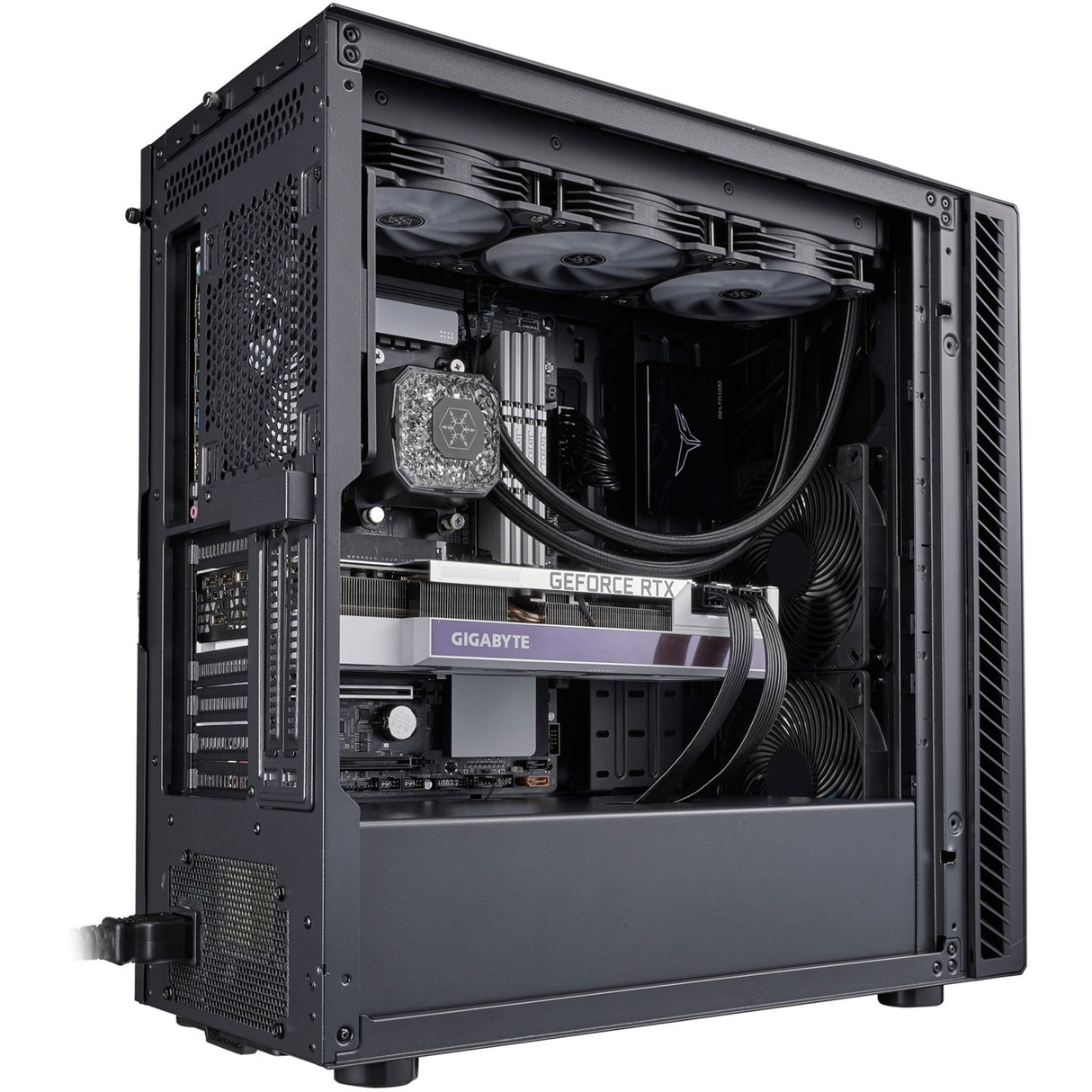 Boîtier tour midi Silverstone seta q1 (noir | 2x USB-A | 1x USB-C)