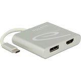 Dellock USB-C> 1x HDMI + 1x DisplayPort