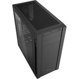 Boîtier tour midi Sharkoon s25-w (noir | 2x USB-A | fenêtre)