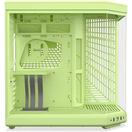 Boîtier tour midi Hyte y70 (vert clair | 2x USB-A | 1x USB-C | verre trempé)