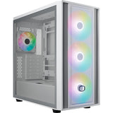 Boîtier tour midi Cooler master masterbox 600 (blanc | 2x USB-A | 1x USB-C | RGB | verre trempé)