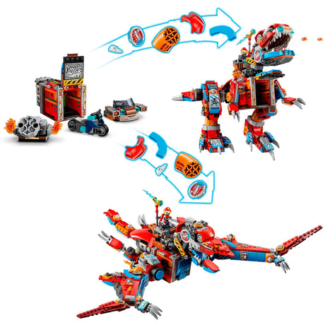 Lego dreamzzz 71484 coopers robot dinosaure c. Rex