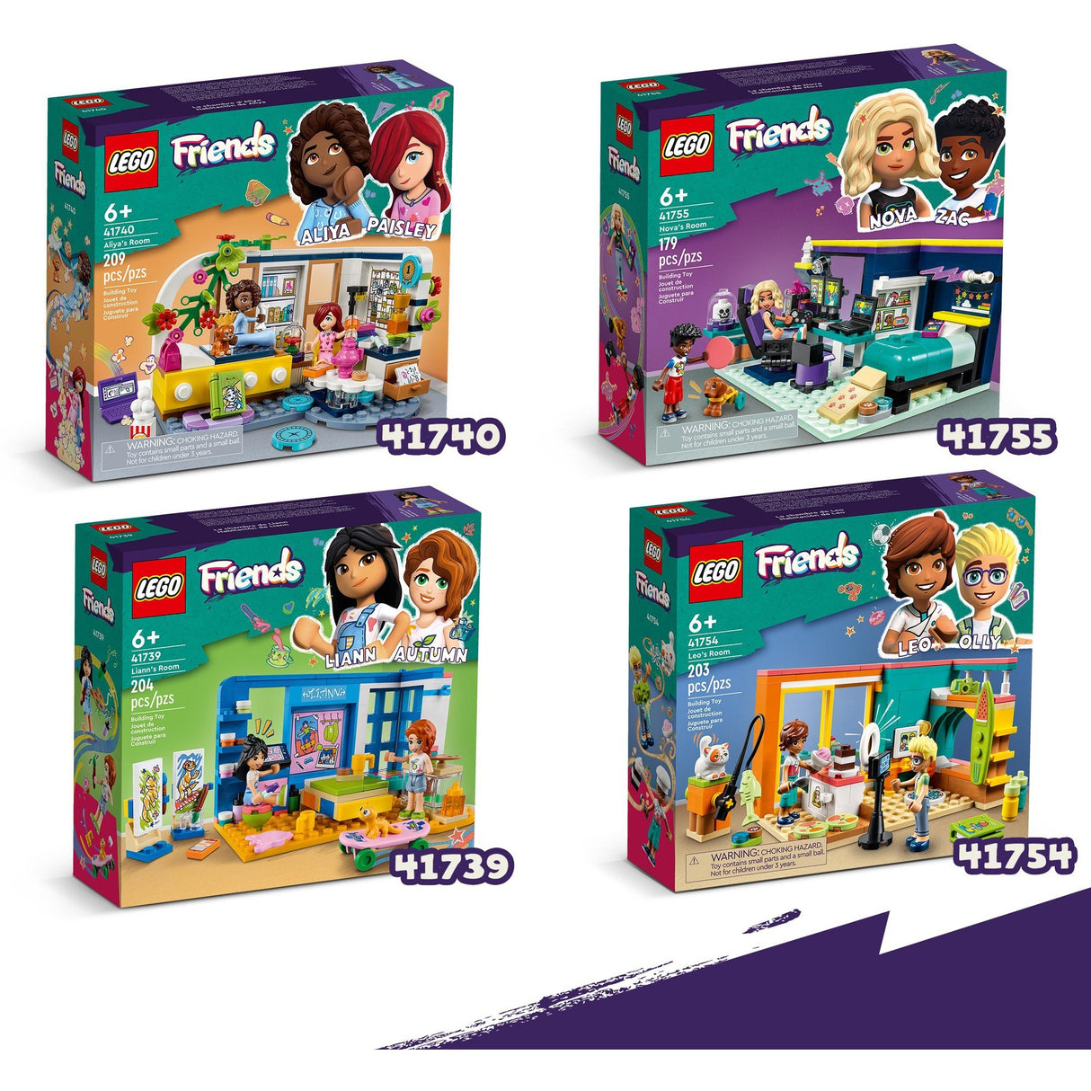 Lego Friends - jouet de construction La chambre de Léo (41754)