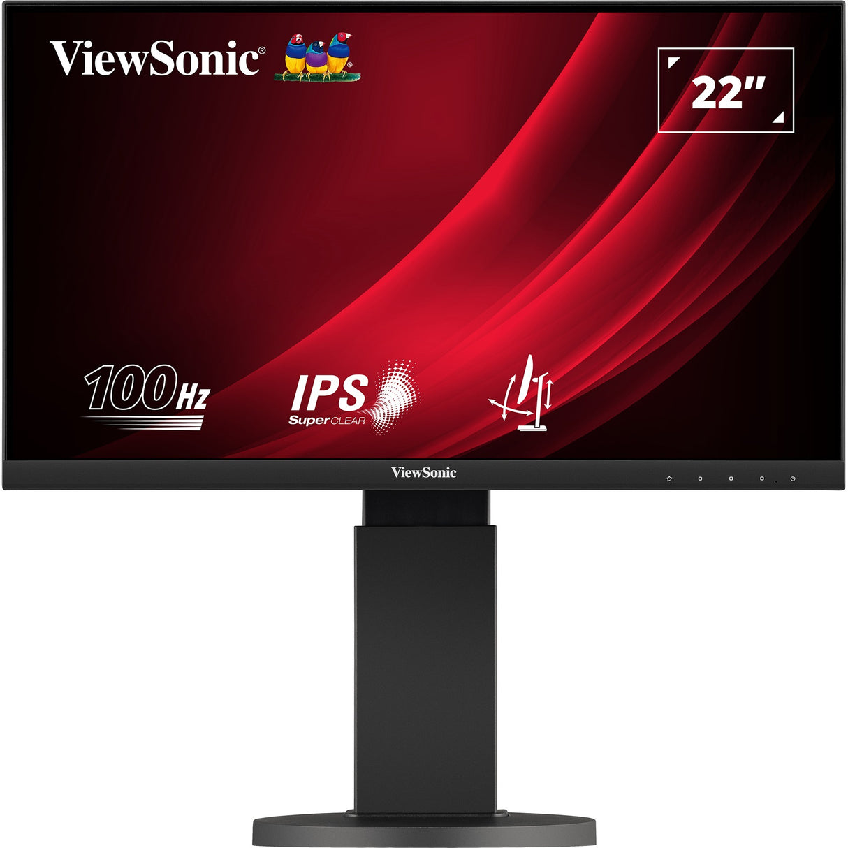 Moniteur Viewsonic vg2208a-hd 22 (noir, 1x hdmi, vga, 100 hz)