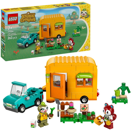 Lego animal traversant 77054 caravane et magasin de jardinage de Leifs