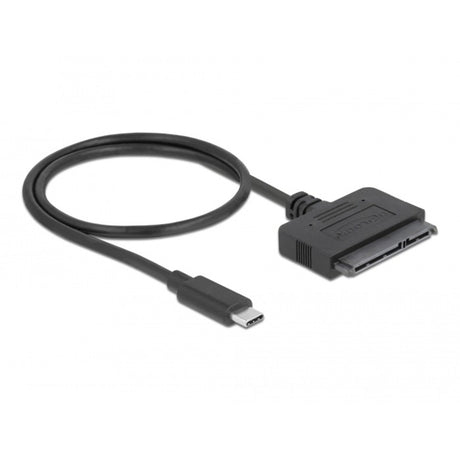 Delock Convertisseur USB Type-C vers SATA 22 broches 6 Go (noir)