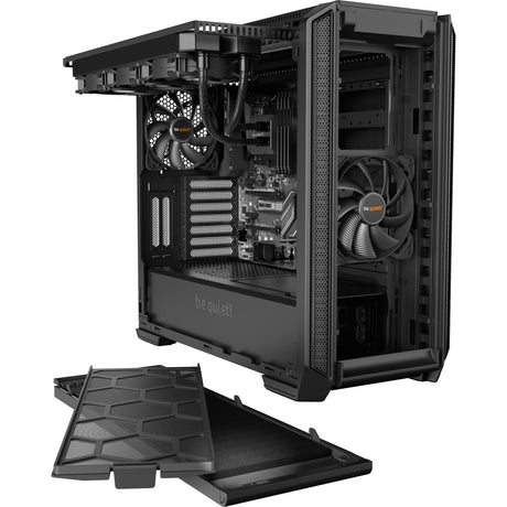Soyez silencieux! boîtier tour midi Silent base 601 (noir | 3x USB-A)