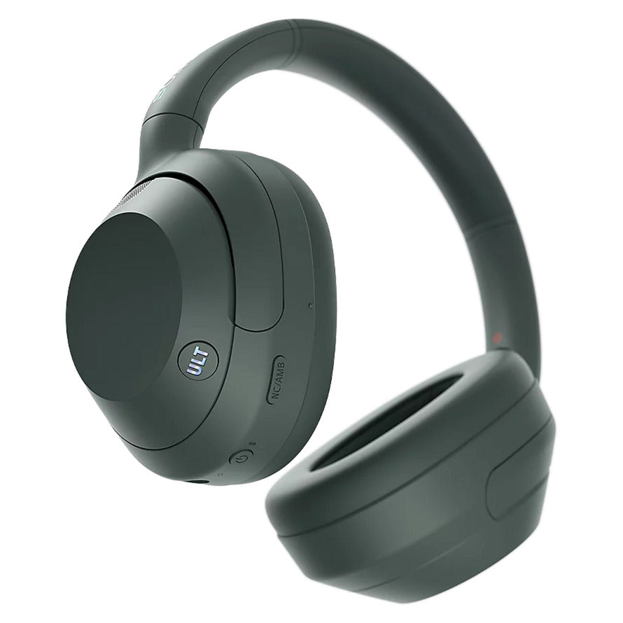 Sony ult wear draadloze koptelefoon met noise canceling over-ear headset (donkergroen, bluetooth)