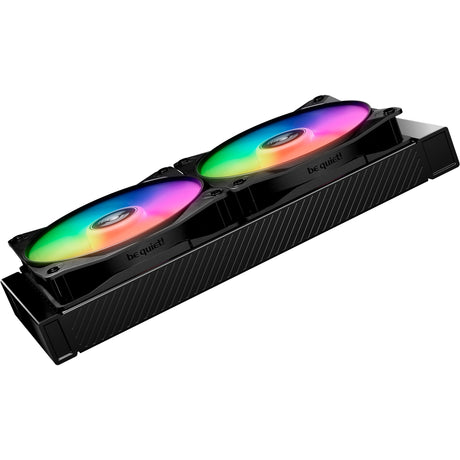 Soyez silencieux! Light Wings LX PWM Ventilateurs de boîtier RGB haute vitesse (noir, 3 pièces, 140 x 140 x 25 mm)