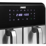 Friteuse à air chaud Princess double panier Aerofryer (noir, 2x 4 litres)