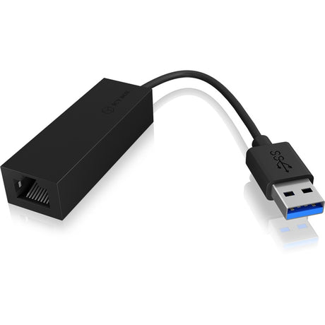 Icy box ib-ac501a, adaptateur USB 3.0 > RJ-45 (noir)