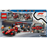 Lego 60443 City Arrêt au stand F1 et équipe au stand avec Ferrari