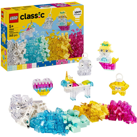 Lego classic 11040 boîte transparente magique