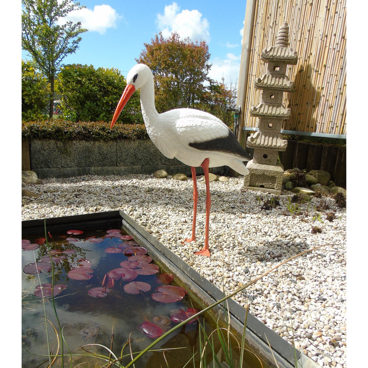 Jeu d'eau avec cigogne d'Ubbink