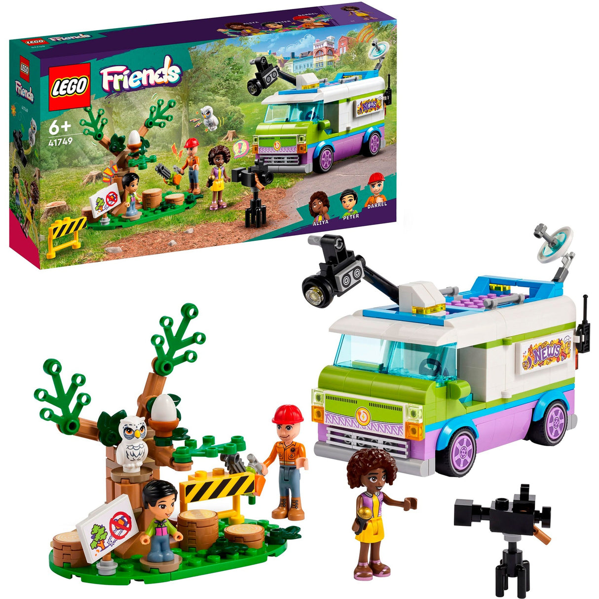 Lego Friends - Jouet de construction News Van (41749)