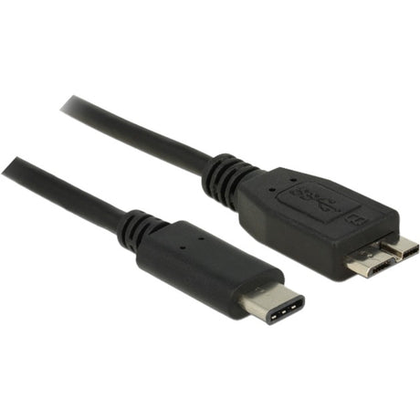 Delock Adaptateur micro-USB USB-C 3.1 > USB 3.1 (noir, 0,5 mètre, USB 3.1 gen 2)