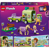Lego Friends 42695 remorque avec cheval et poulain