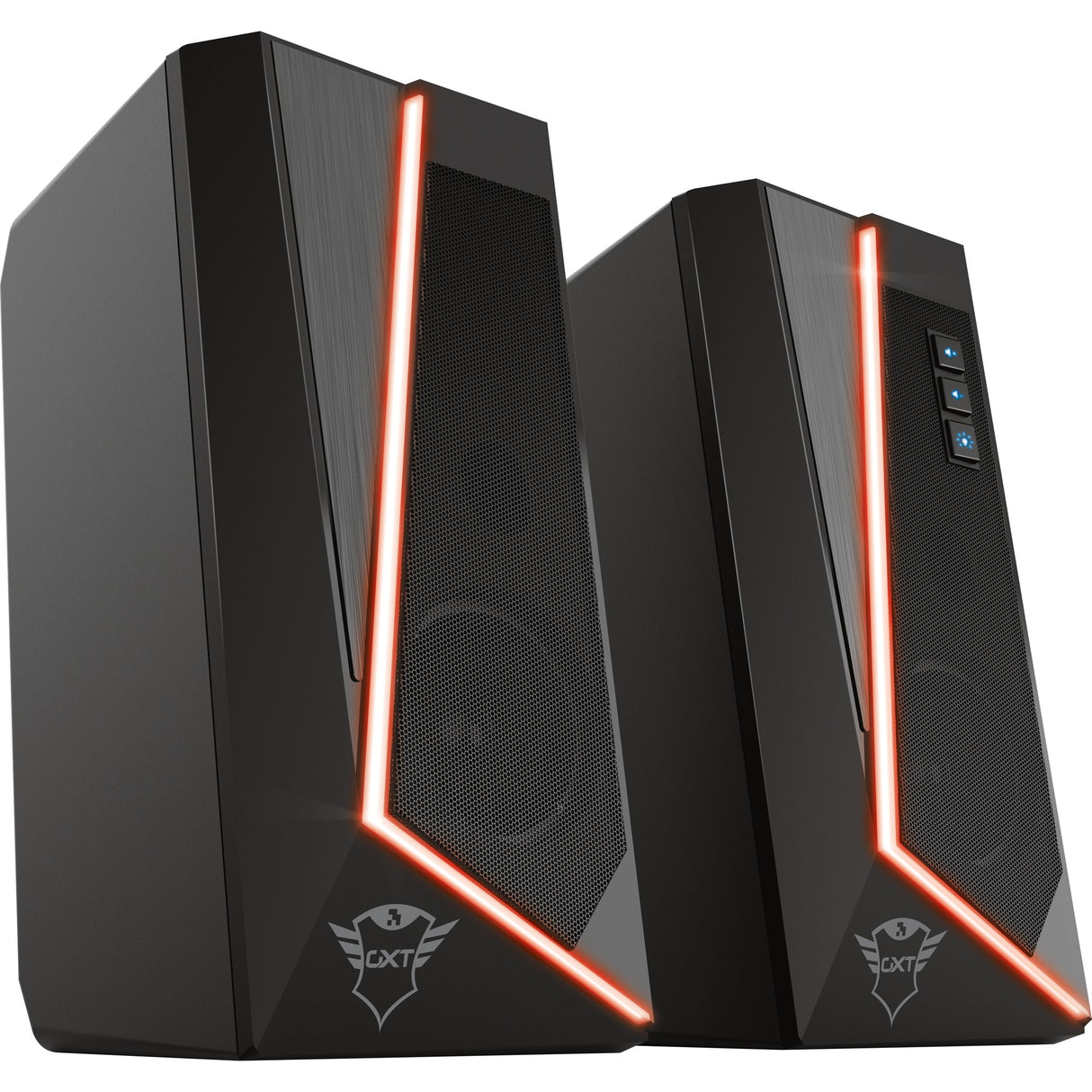 Trust GXT 609 Zoxa ensemble d'enceintes éclairées RVB Enceinte PC (noir, LED RVB)