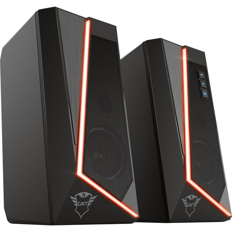 Trust GXT 609 Zoxa ensemble d'enceintes éclairées RVB Enceinte PC (noir, LED RVB)