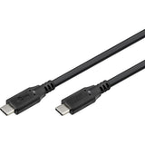 Goobay USB-C 4.0 > Câble USB-C (noir, 1 mètre)