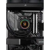 Corsair vengeance rgb 32 gb ddr5-6000 (2x 16 gb) werkgeheugen (zwart, cmh32gx5m2d6000z38, xmp, expo)