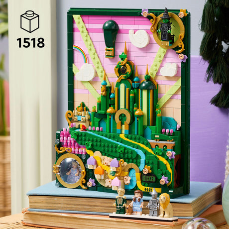 Lego 75685, décoration murale de la méchante ville d'émeraude