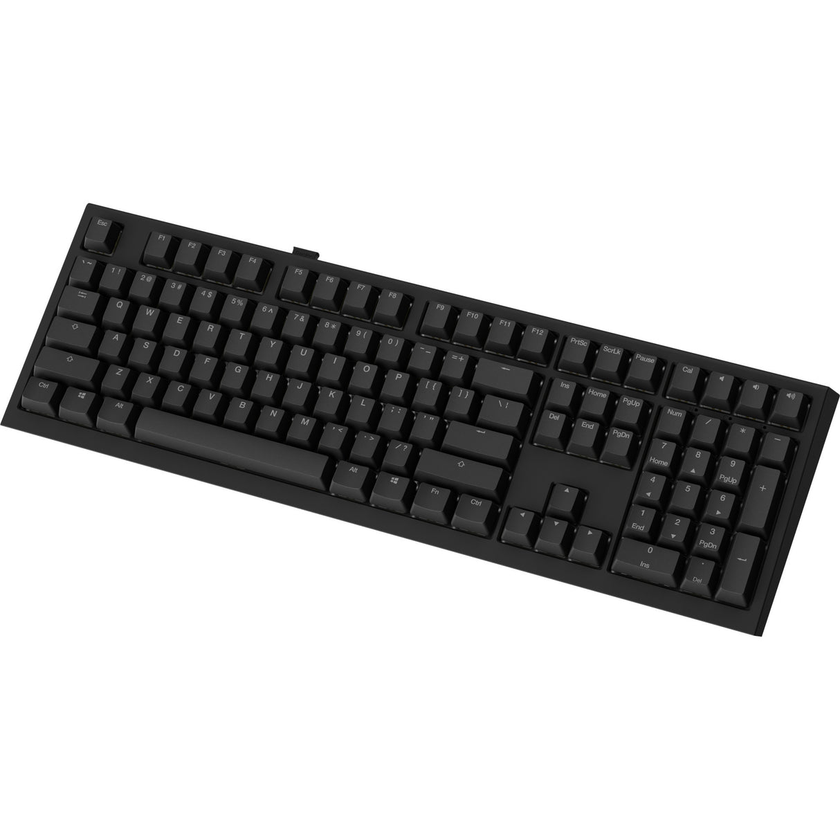 Ducky one x clavier mécanique RVB sans fil (noir, disposition américaine (qwerty), inductif, 100 %, remplaçable à chaud, pbt, 2,4 ghz | bluetooth | usb-c)