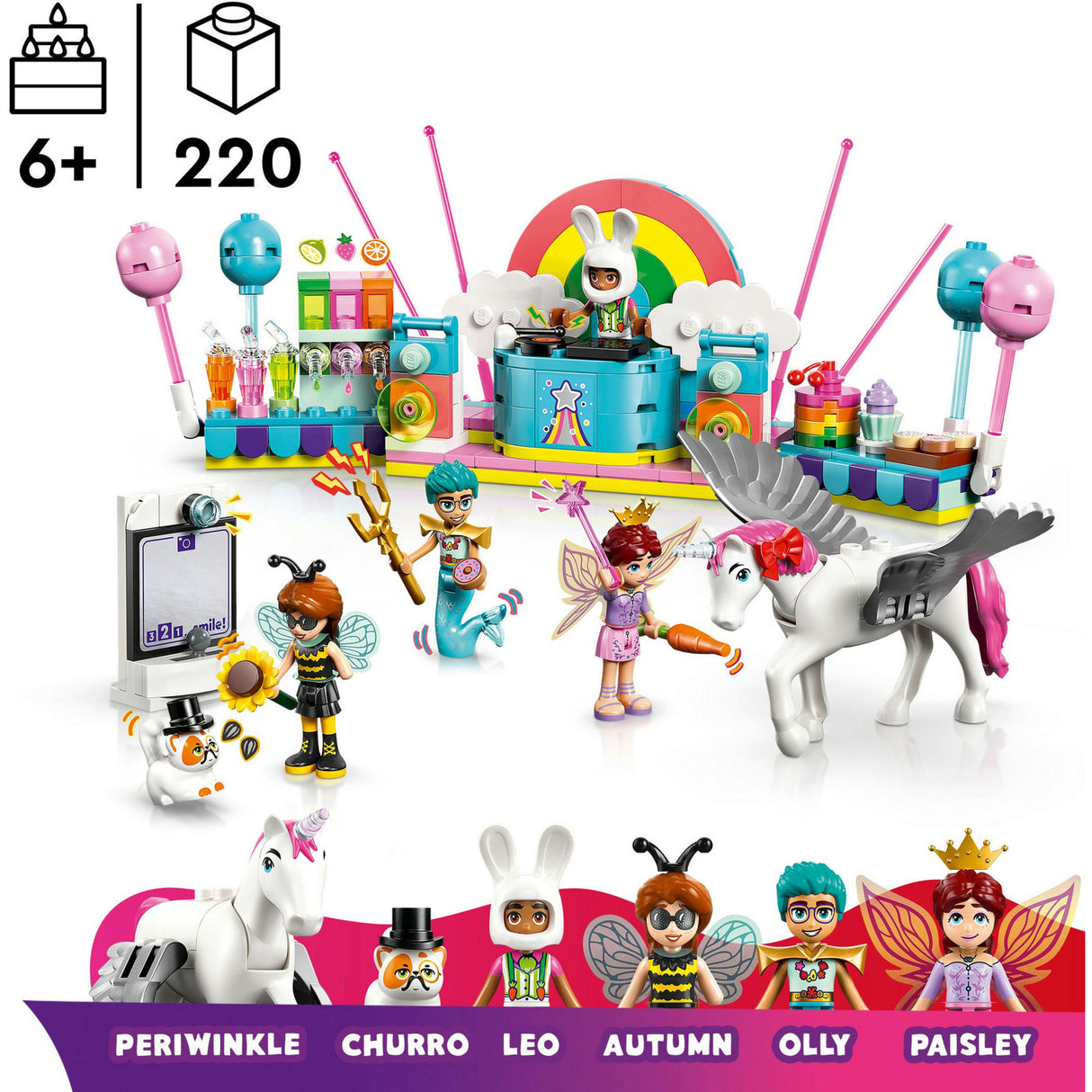 Lego Friends 42661 Fête costumée avec licorne et fée