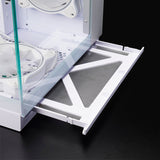 Boîtier Chieftec Visio Midi Tower (blanc | 2x USB-A | 1x USB-C | RVB | verre trempé)
