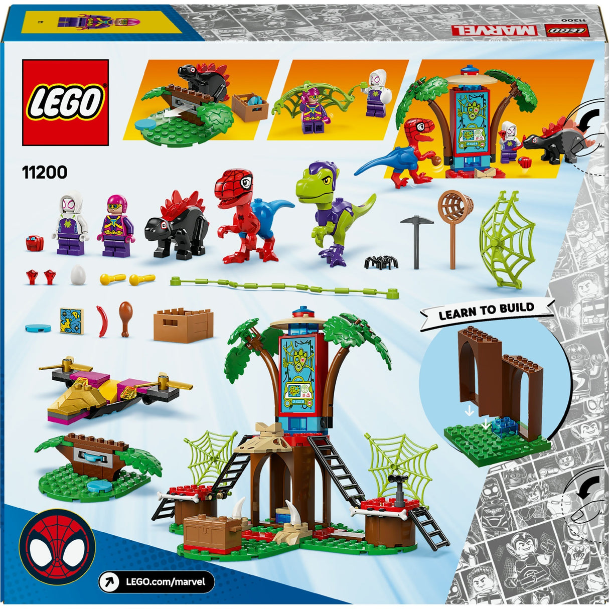 Lego Spidey 11200 Spidey et le rapace de Gobby se battent dans la cabane dans les arbres