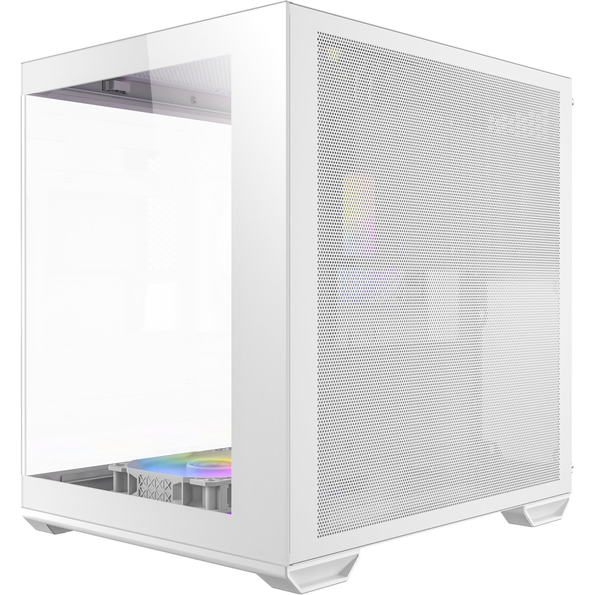 Boîtier mini tour Antec cx60m argb (blanc | 3x usb-a | rgb | verre trempé)