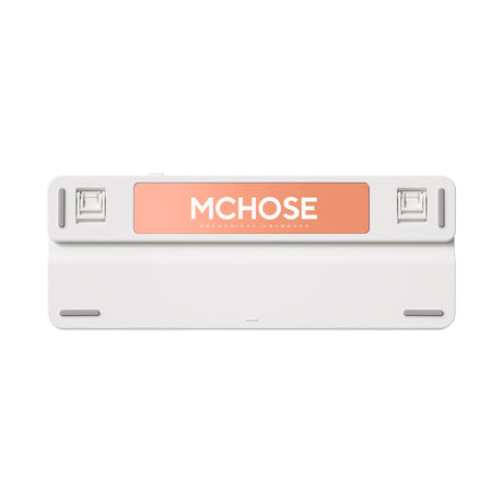 Mchose K99 Horizon Orange Hyacinth Clavier mécanique RVB sans fil avec joint d'étanchéité (blanc, disposition américaine (Qwerty), KTT Hyacinth, RVB, Hot Swap, Double-Shot PBT, sans fil | Bluetooth | USB-C)