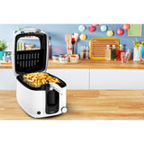 Friteuse Tefal super uno fr3140 (blanc noir, 2,2 litres)