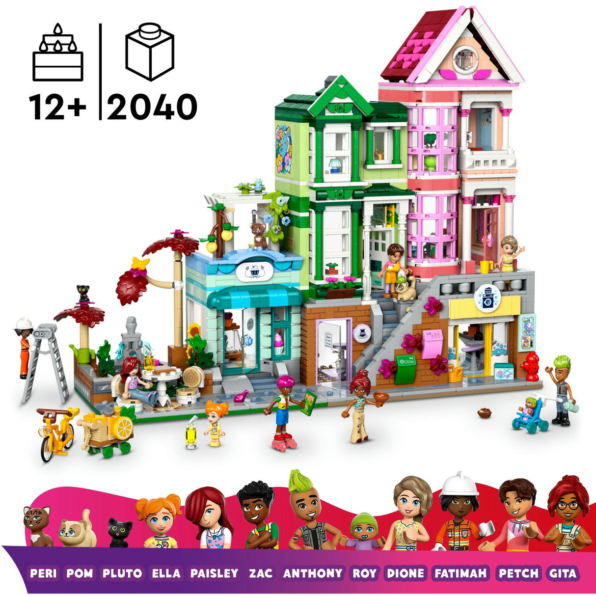 LEGO Friends 42670 Appartements et magasins de Heartlake City