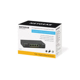 Commutateur non géré Netgear Gigabit Ethernet Poe+ à 5 ports (gs3