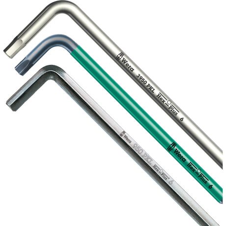 Wera jeu de clés allen 950 9 hex-plus 1 (chromé, 9 pièces, 1,5 mm à 10 mm)