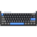 Clavier de jeu à commutateur magnétique Iqunix ez60 (noir, disposition américaine (qwerty), jeu de jade magnétique Gateron, 60 %, RVB, touches PBT double injection)