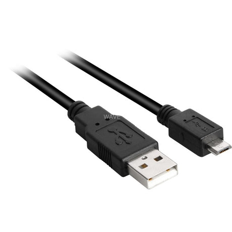 Câble Sharkoon USB-A 2.0 > micro USB-B (noir, 3 mètres)