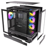 Boîtier tour midi Antec c7 argb (noir | 2x USB-A | 1x USB-C | verre trempé)