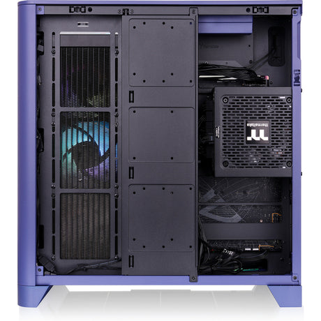 Boîtier tour midi Thermaltake view 390 air future dusk (violet | 2x USB-A | 1x USB-C | verre trempé)