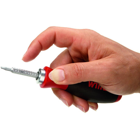 Wiha tournevis avec jeu de lames interchangeables système 6 (noir rouge, 12 pièces)